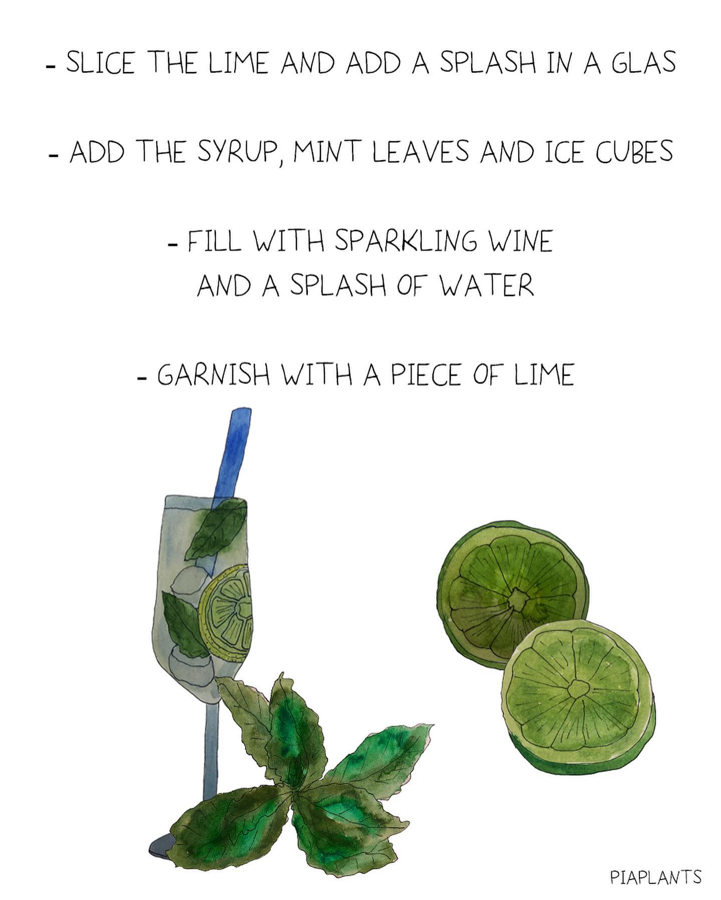 Sparkling Hugo Summer Drink