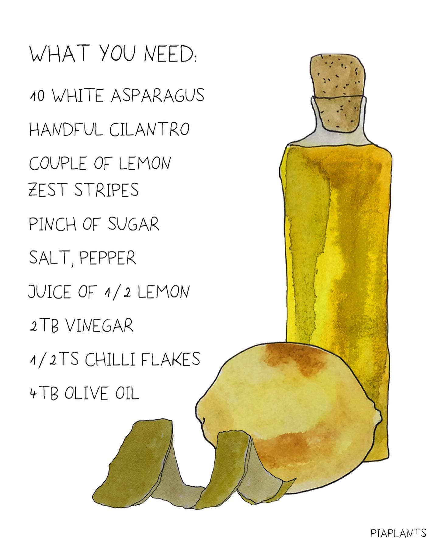 Simple Lemon Coriander Asparagus