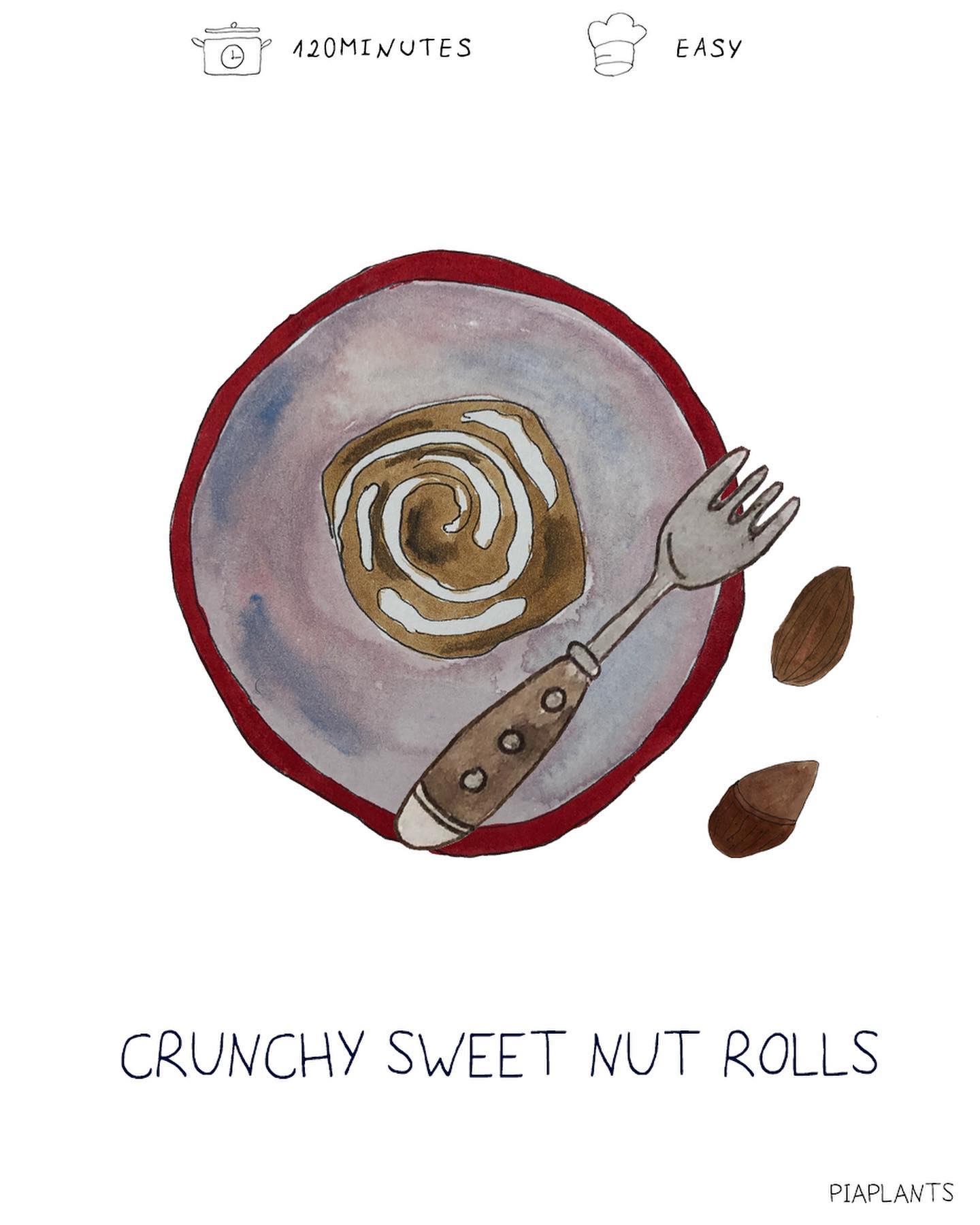 Sweet Almond Snail Pastries