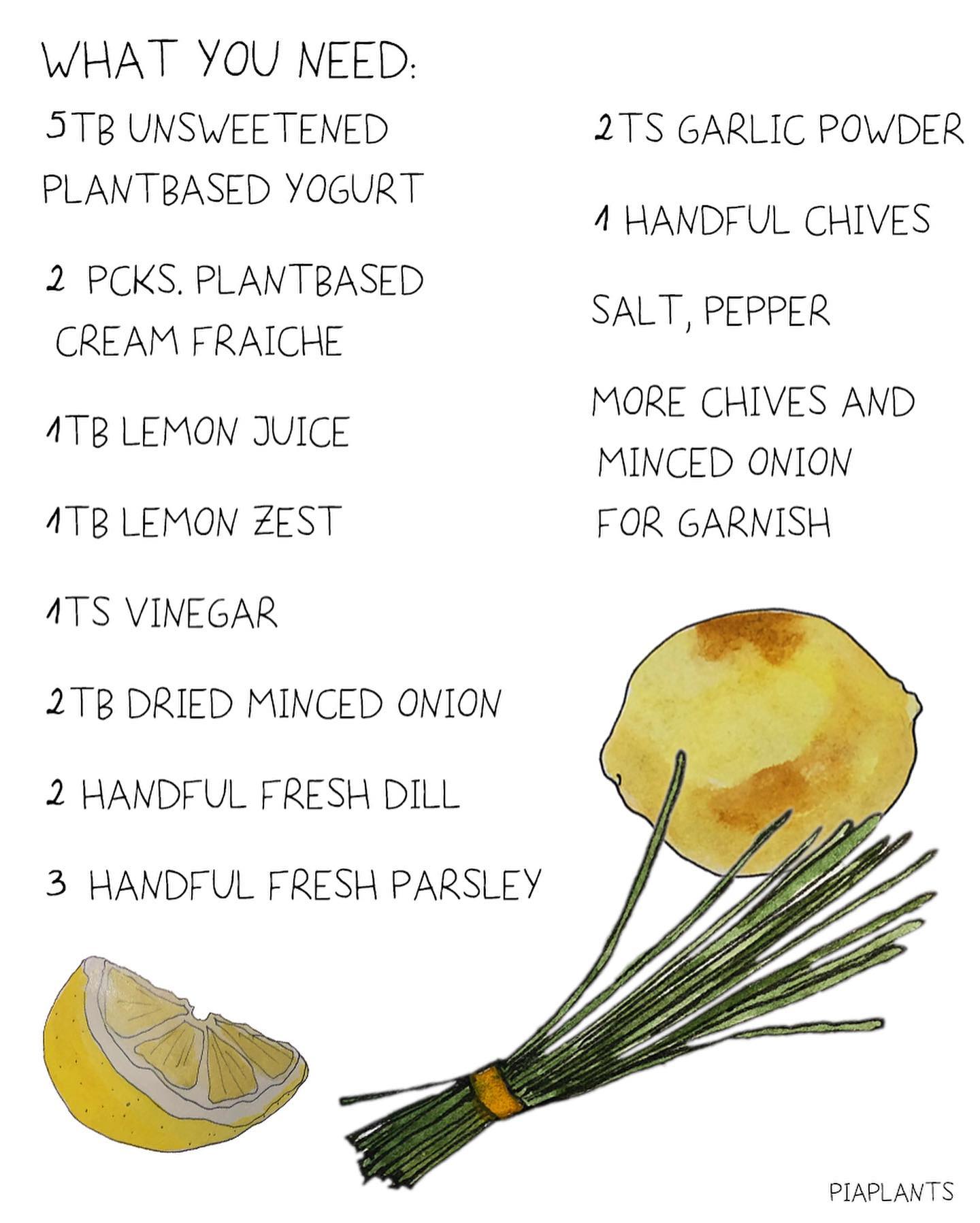 Creamy Herb and Veggie Dip