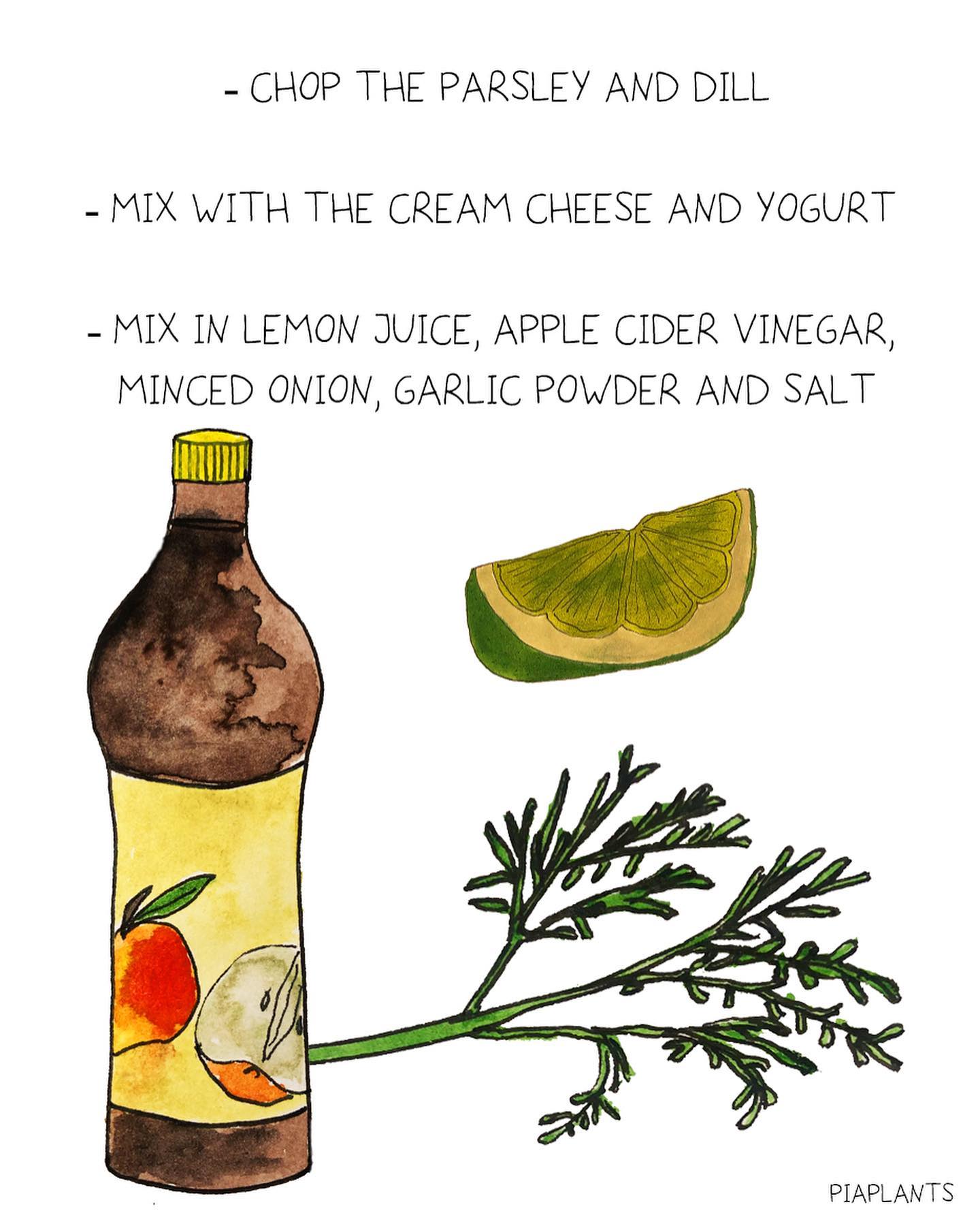 Creamy Herb and Veggie Dip