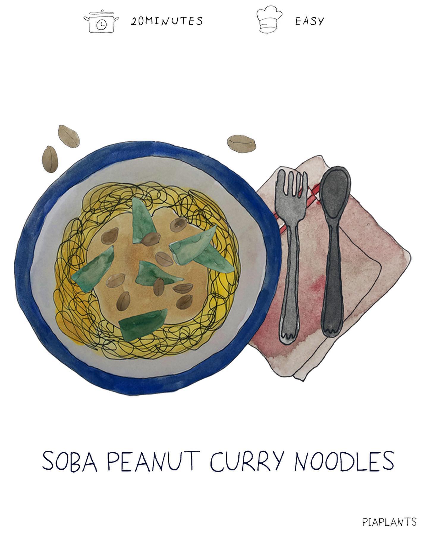 Peanut Coconut Noodle Bowl
