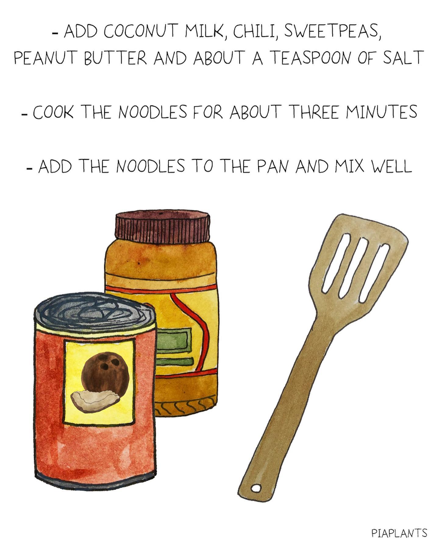 Peanut Coconut Noodle Bowl