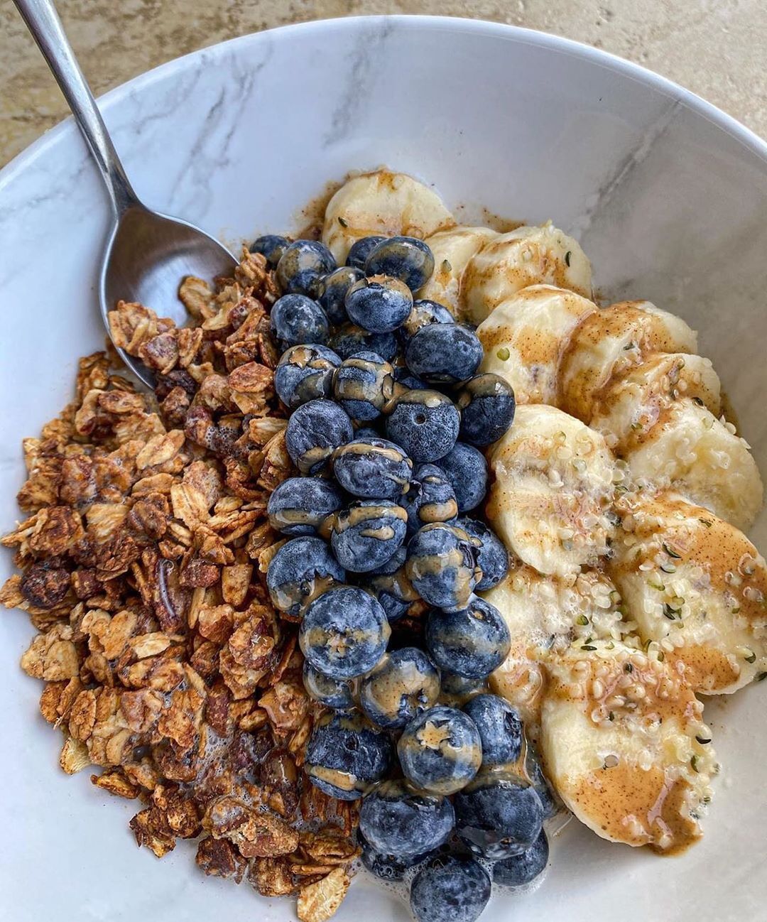 Simple Pecan Tahini Granola with Oats
