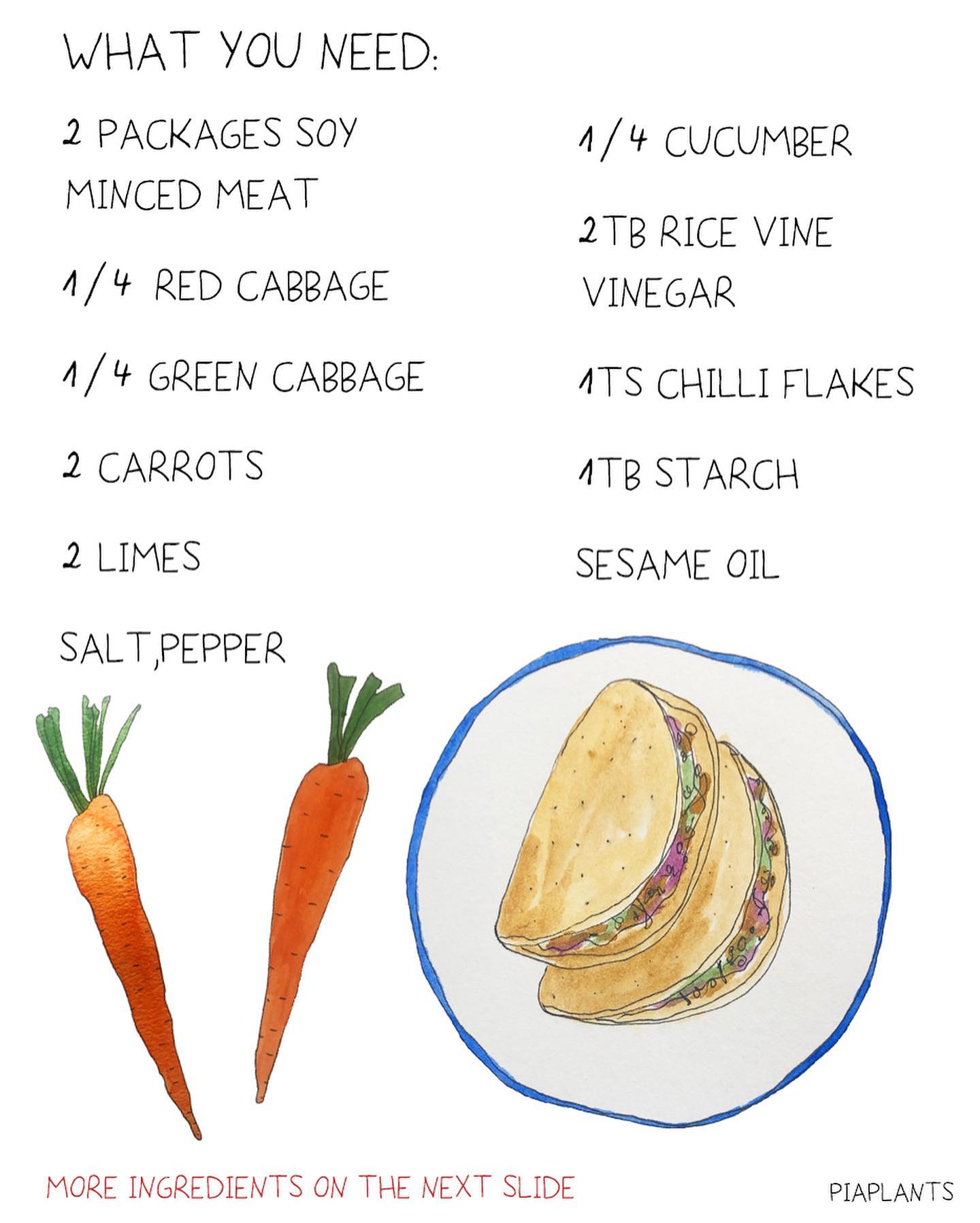 Vegan Korean Taco with Cabbage Slaw and Spicy Mayo
