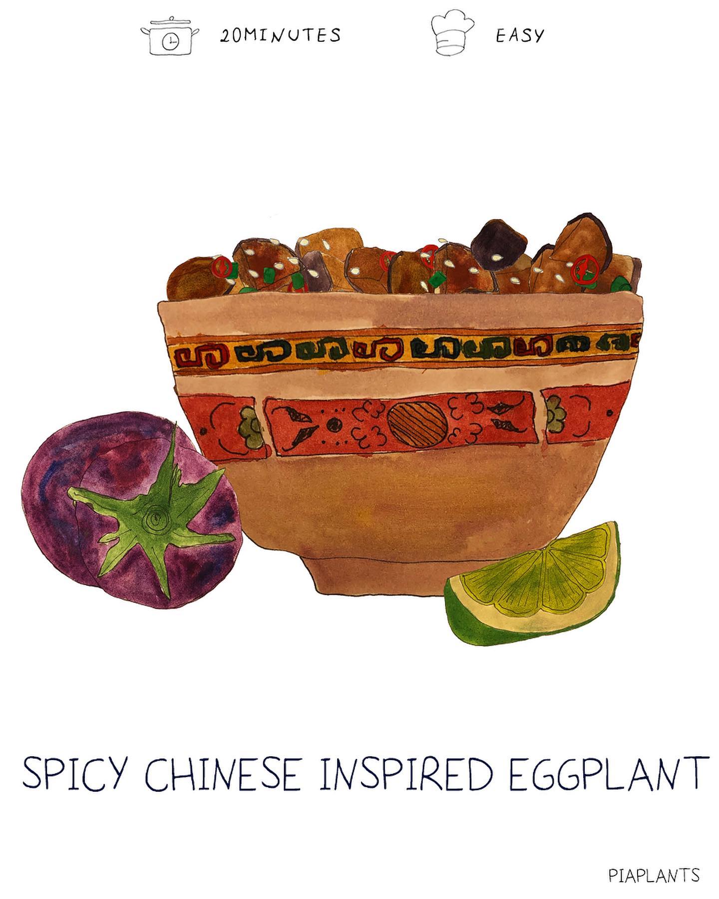 Spicy and Sour Eggplant Stir-Fry
