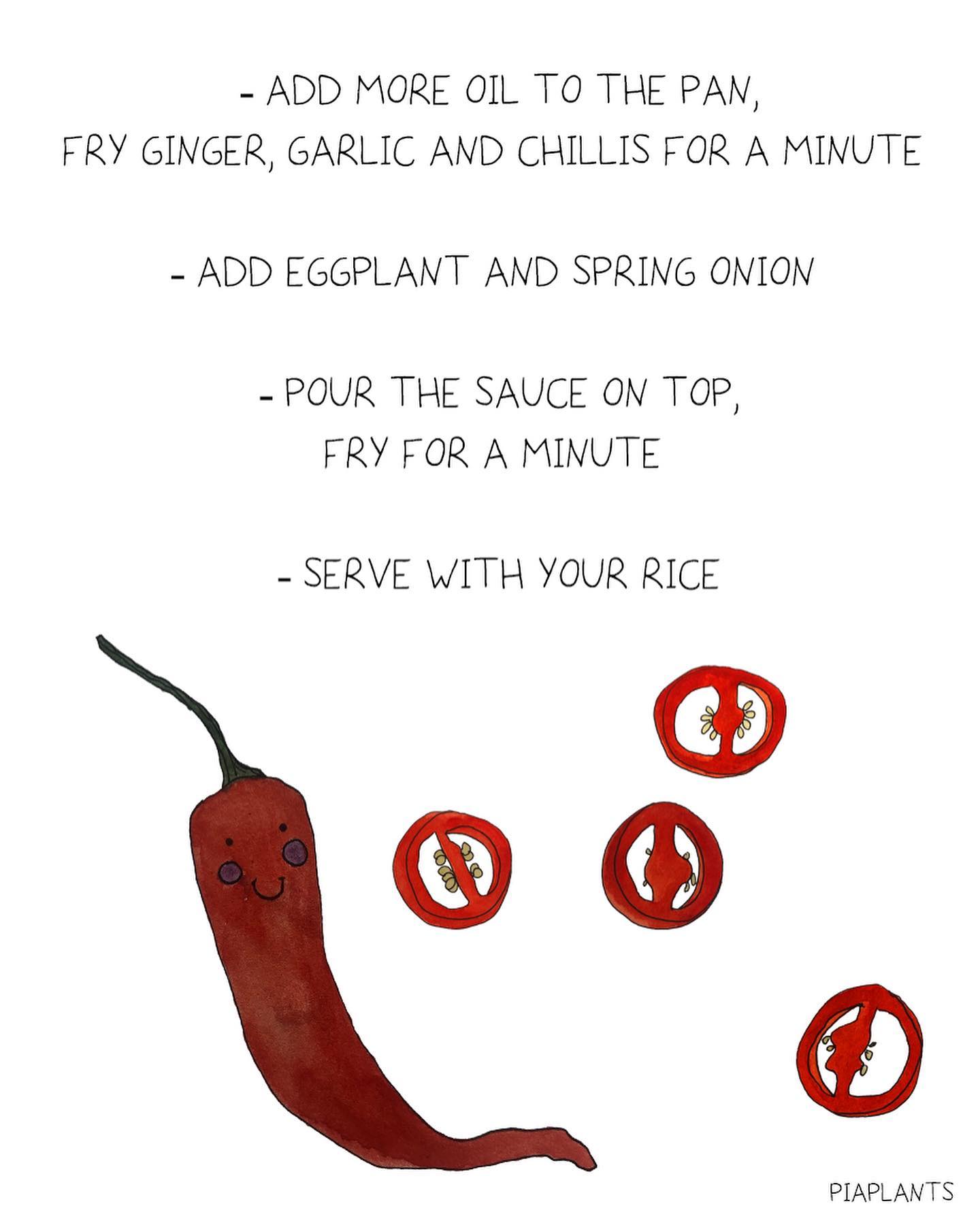 Spicy and Sour Eggplant Stir-Fry