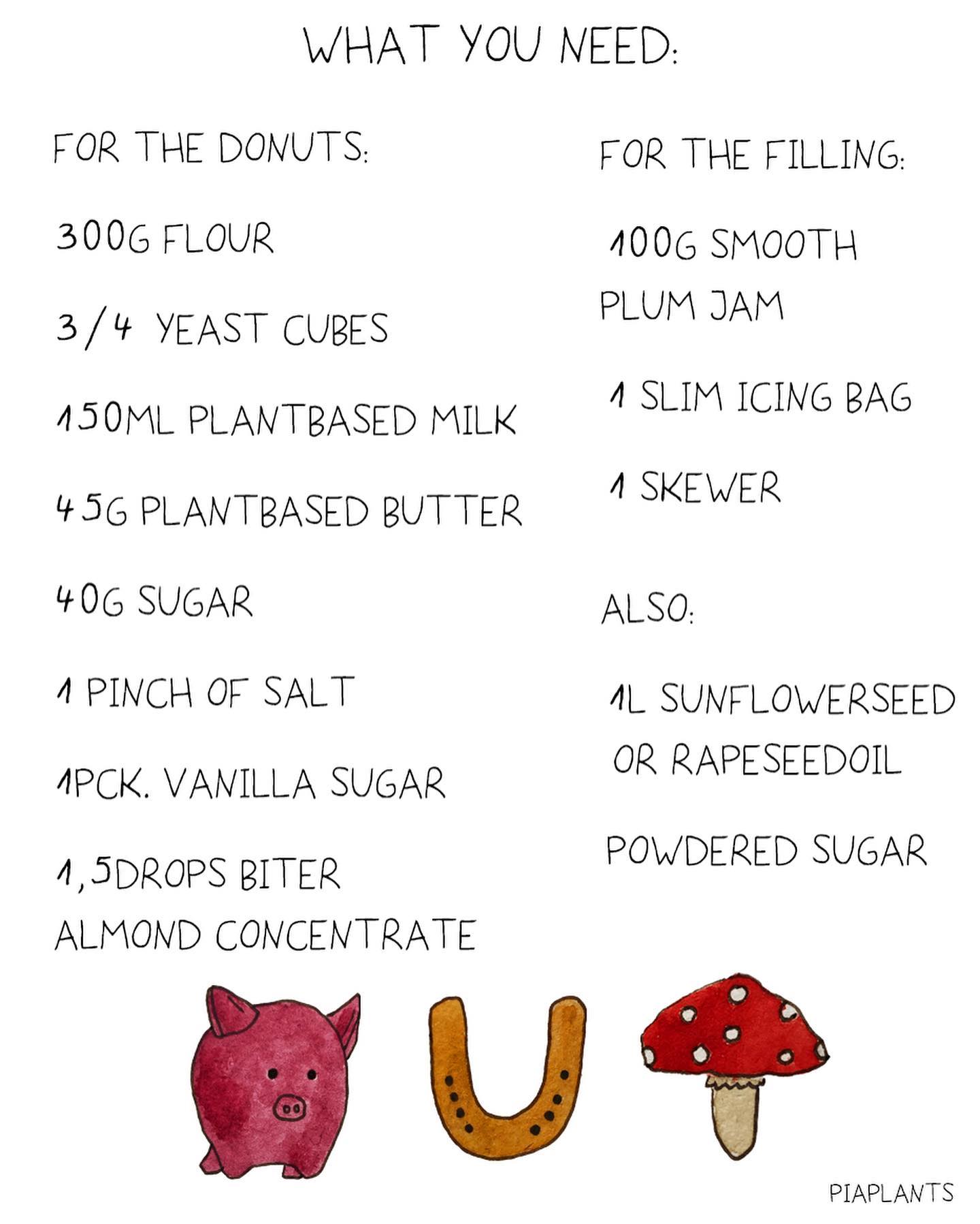German New Year's Eve Berliner Donuts