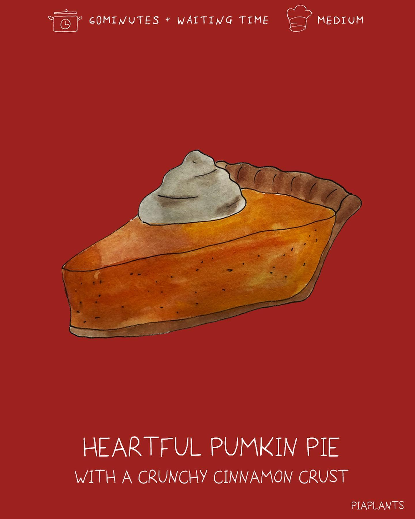 Pumpkin Pie with Spiced Plant-Based Filling