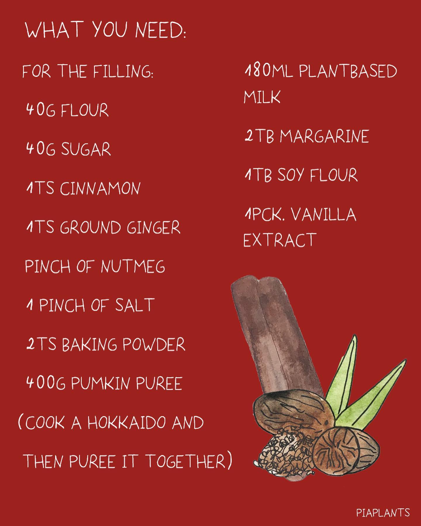 Pumpkin Pie with Spiced Plant-Based Filling