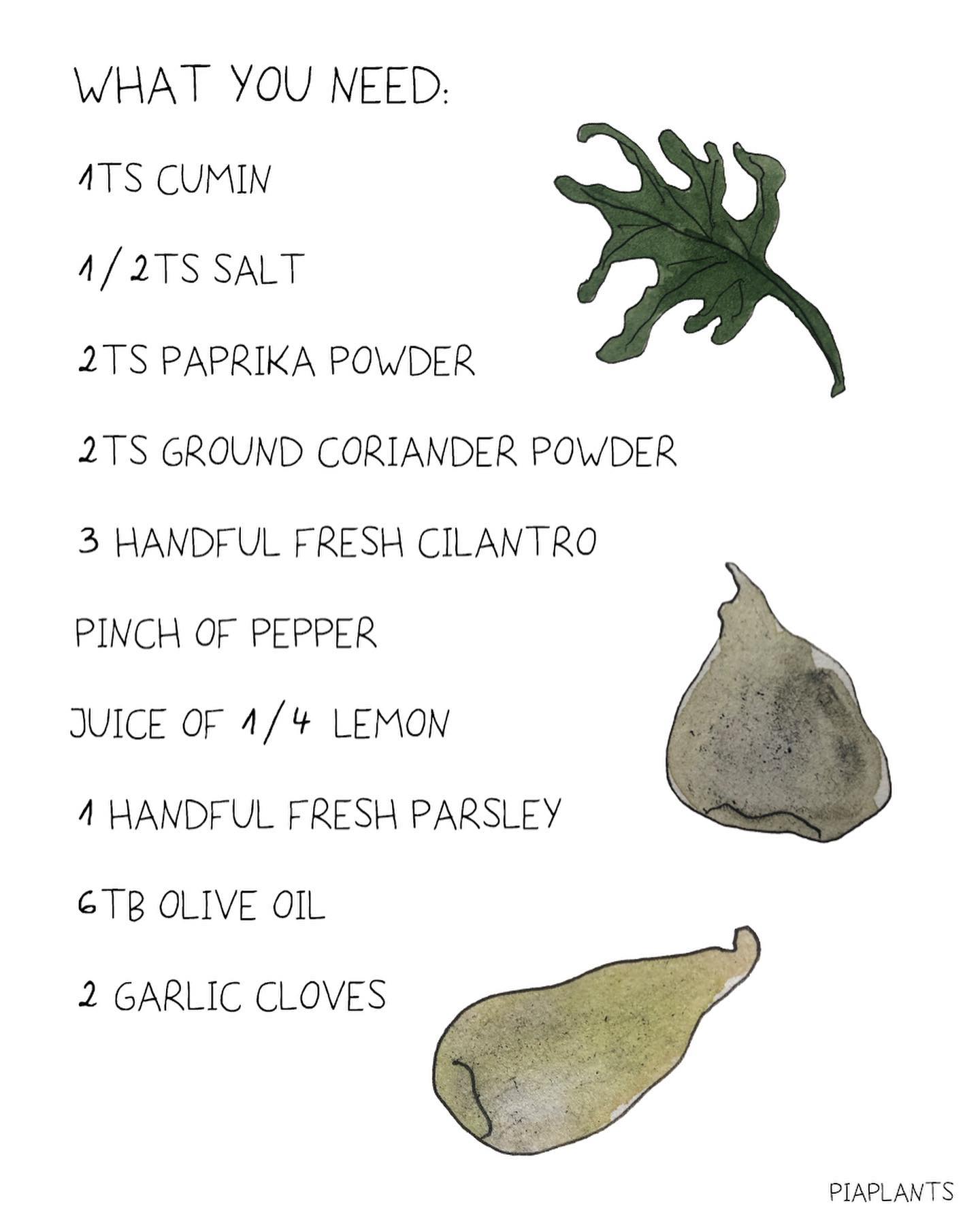 Chermoula - North African Flavored Sauce