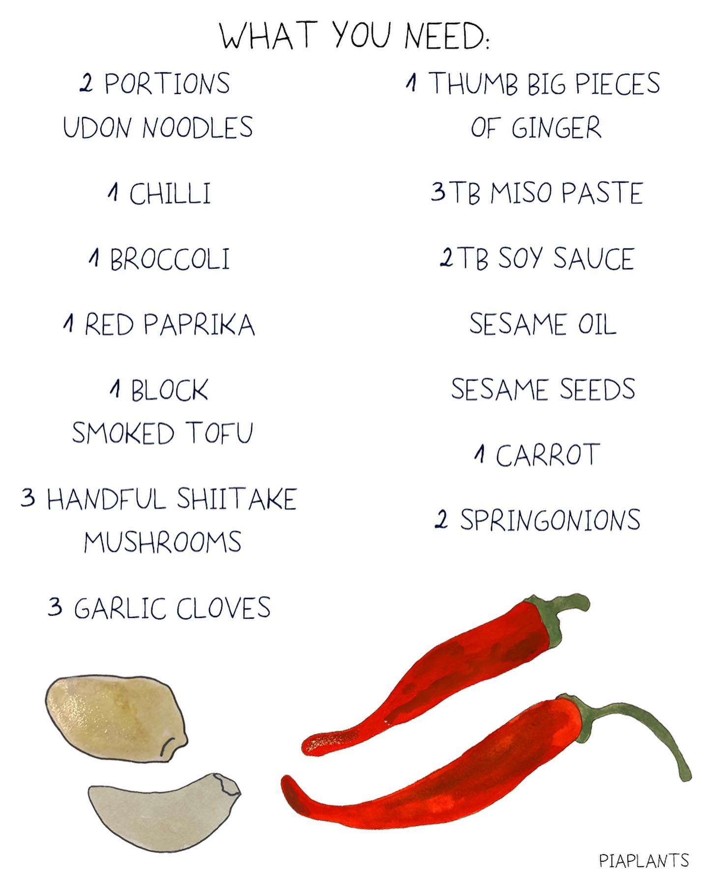 Quick and Easy Udon Noodle Stir-Fry with Smoked Tofu