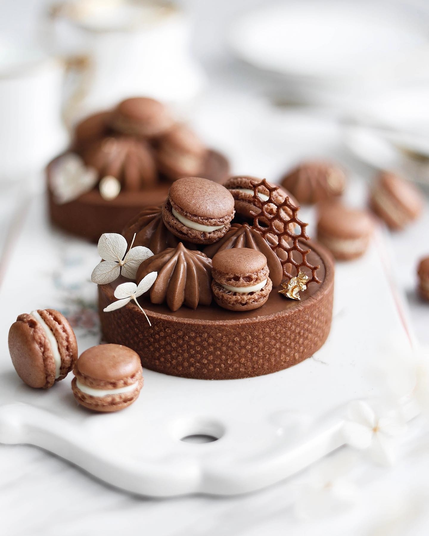 Vegan Chocolate Caramel Tartlet
