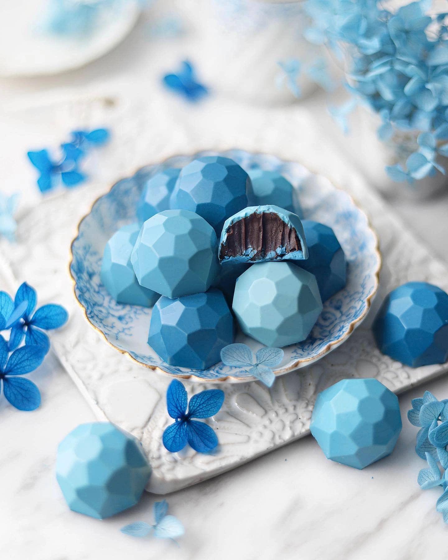 Dreamy Blue Vegan Chocolate Ganache