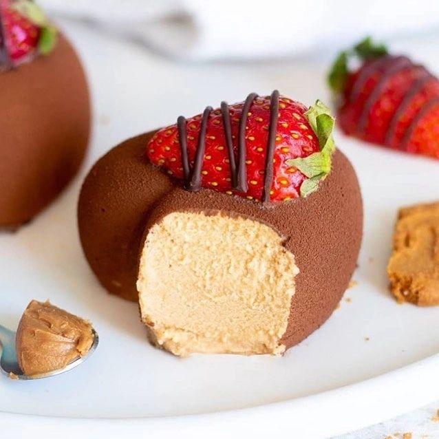 Lotus Biscoff Coconut Mousse Hearts