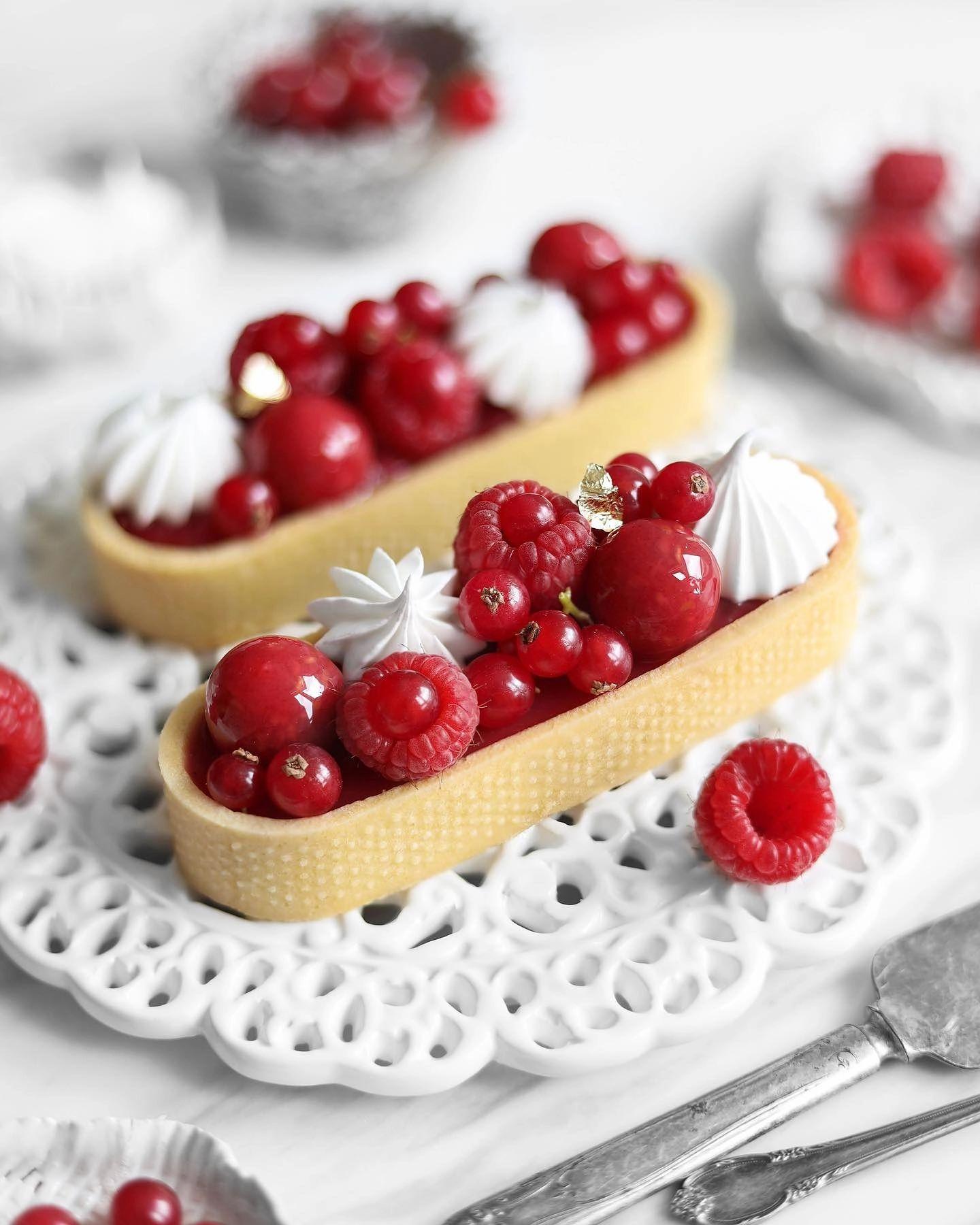 Vegan Raspberry Tartlets Dessert
