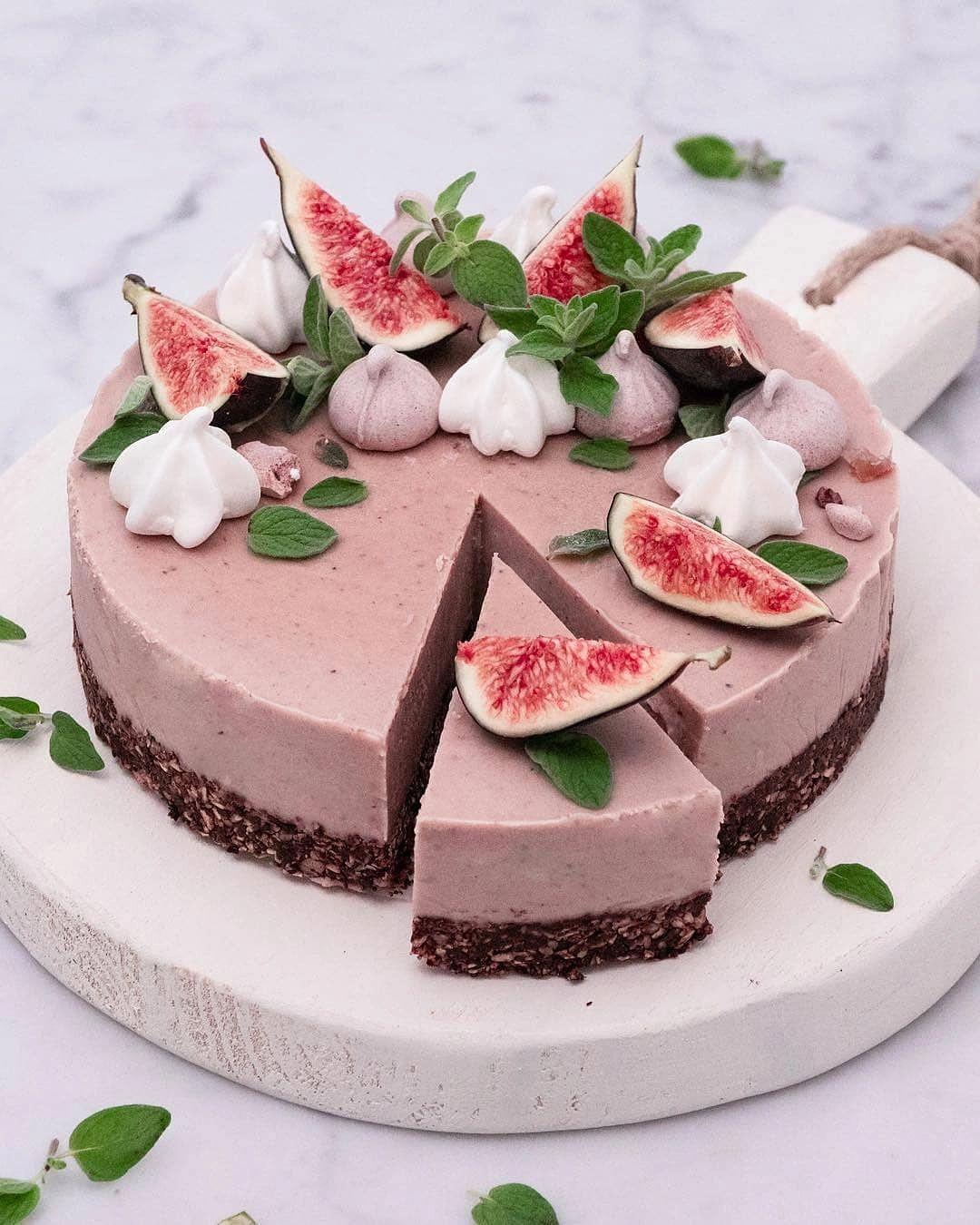 Heavenly Vegan Chestnut Cheesecake