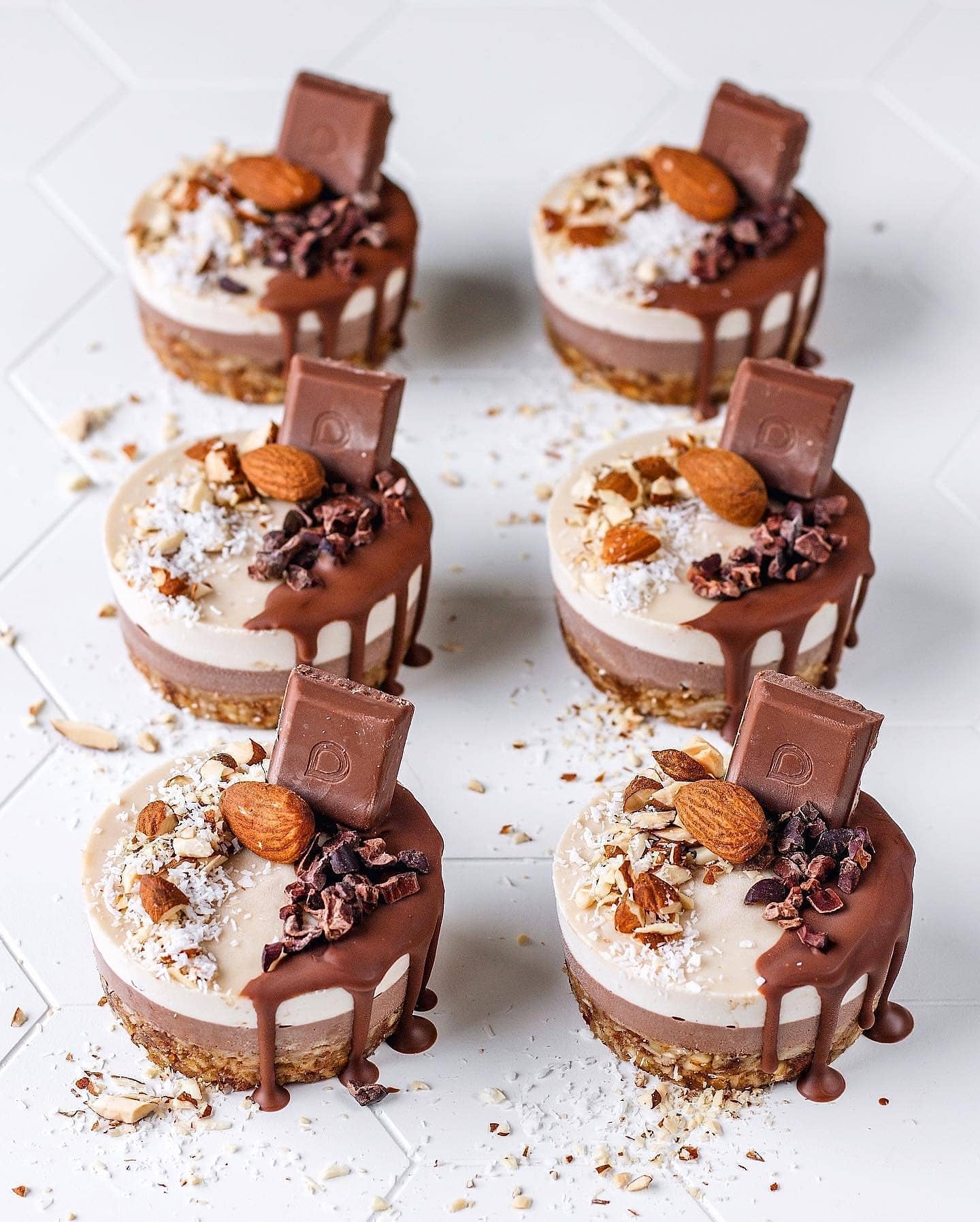 No-Bake Chocolate Coconut Cheesecake