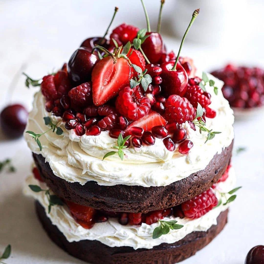 Vegan Gluten-Free Black Forest Layer Cake