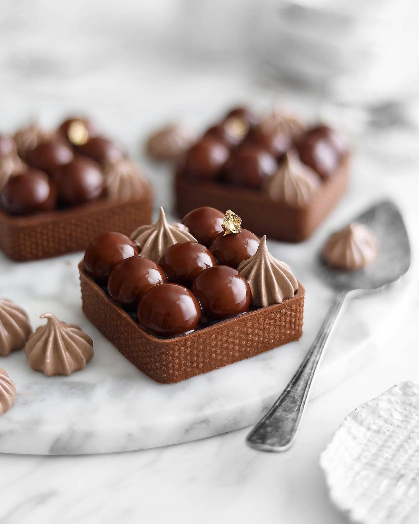 Vegan Chocolate Mousse Tartlets