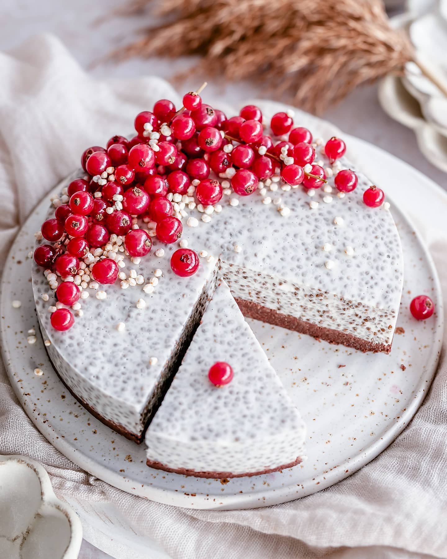 Vegan Chia Pudding Cake