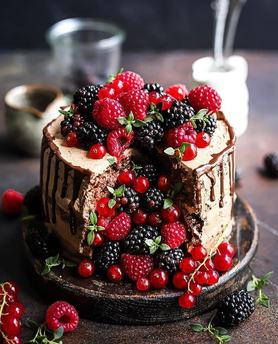 Vegan Mocha Triple Layer Cake