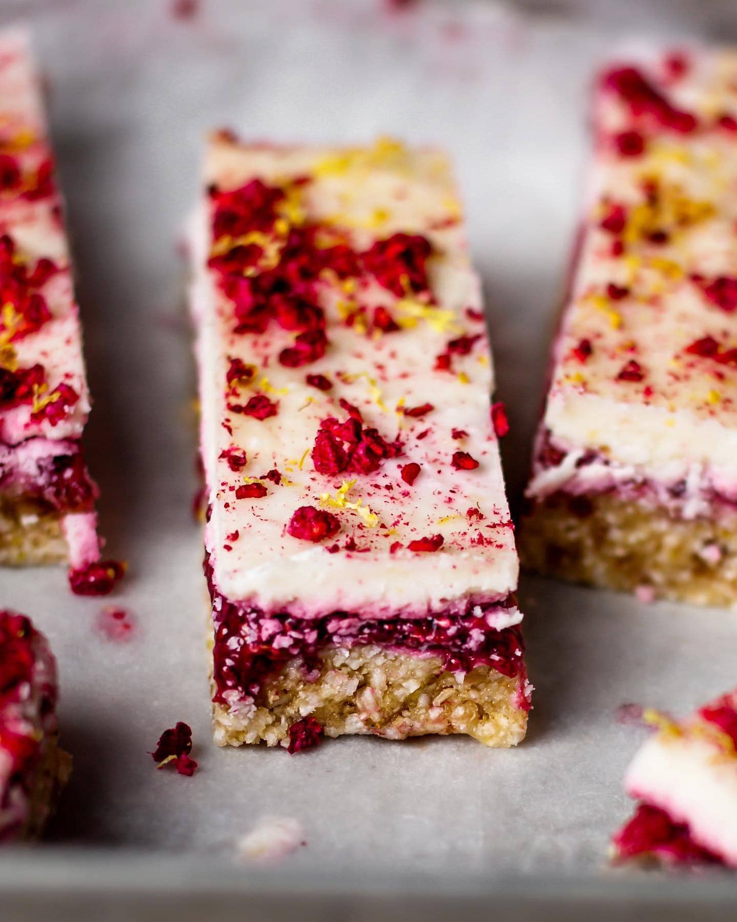 Lemon Slice with Gooey Raspberry Jam Delight