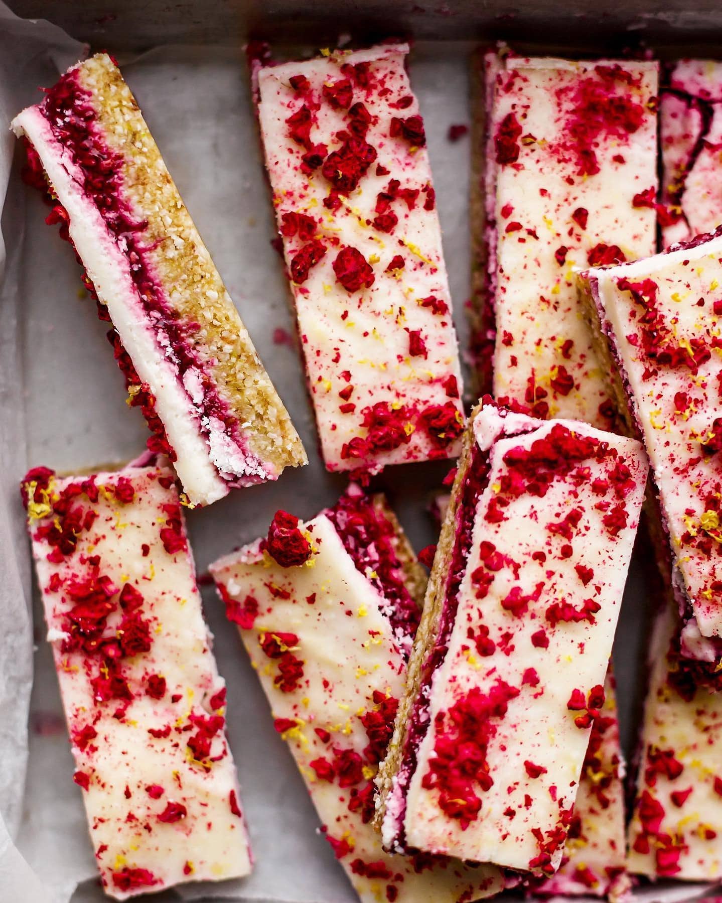 Lemon Slice with Gooey Raspberry Jam Delight