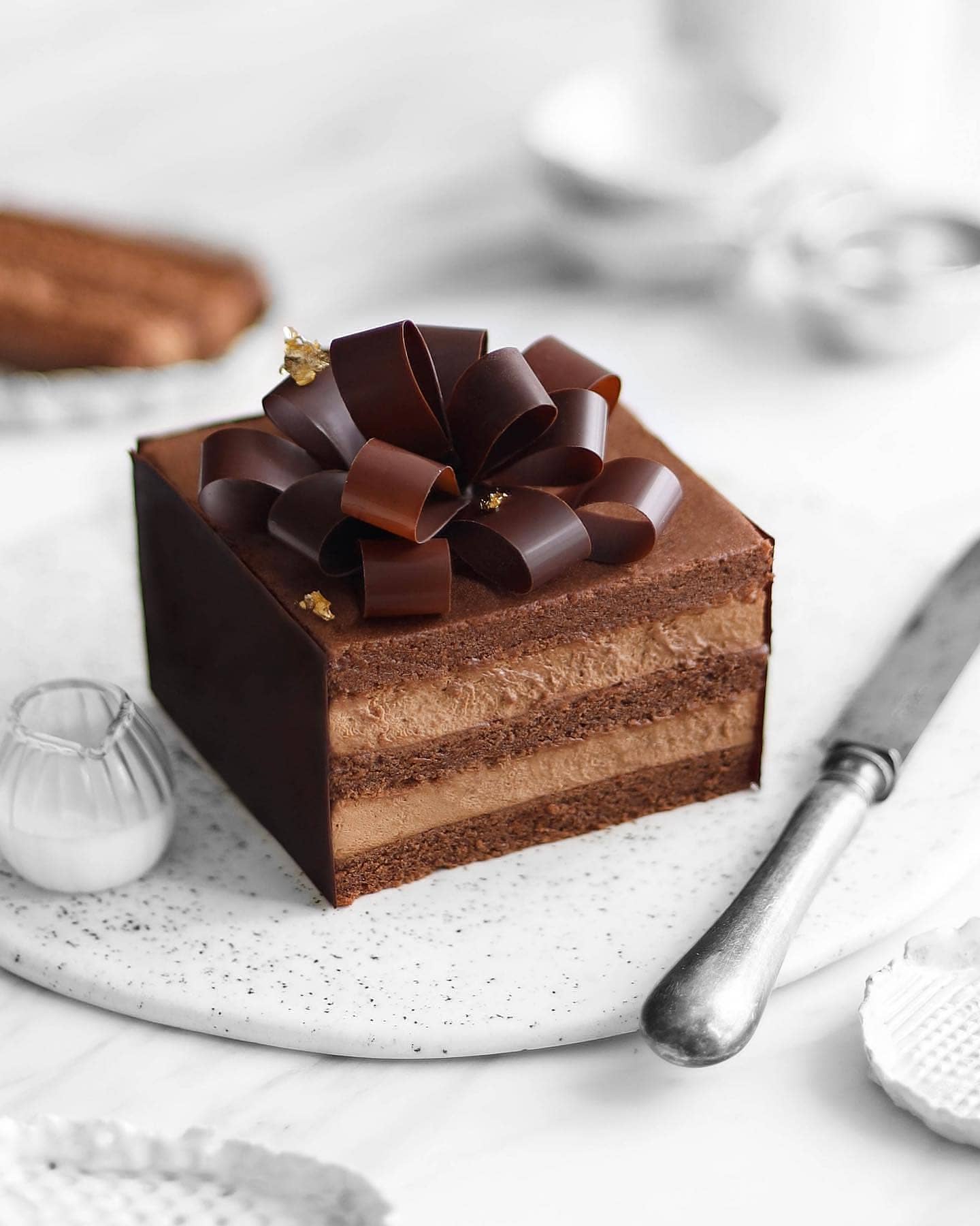 Vegan Chocolate Cake with Coconut Ganache