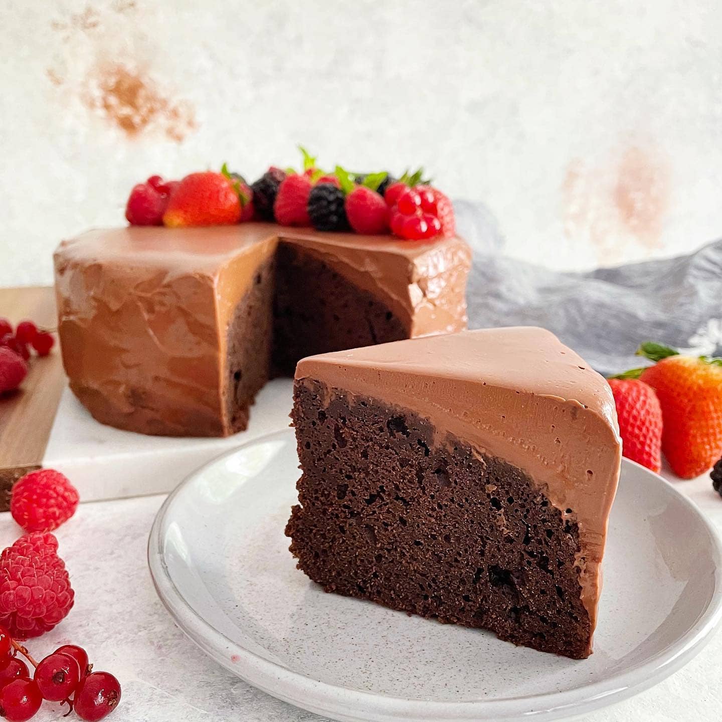 Decadent Vegan Chocolate Cake