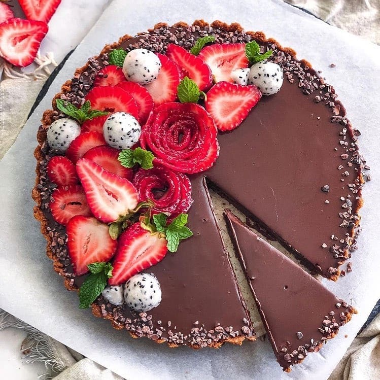 Gluten-Free Vegan Chocolate Tart
