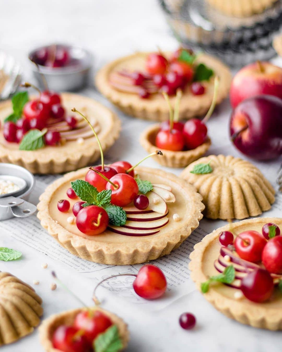 Vegan Coconut Caramel Tartlets
