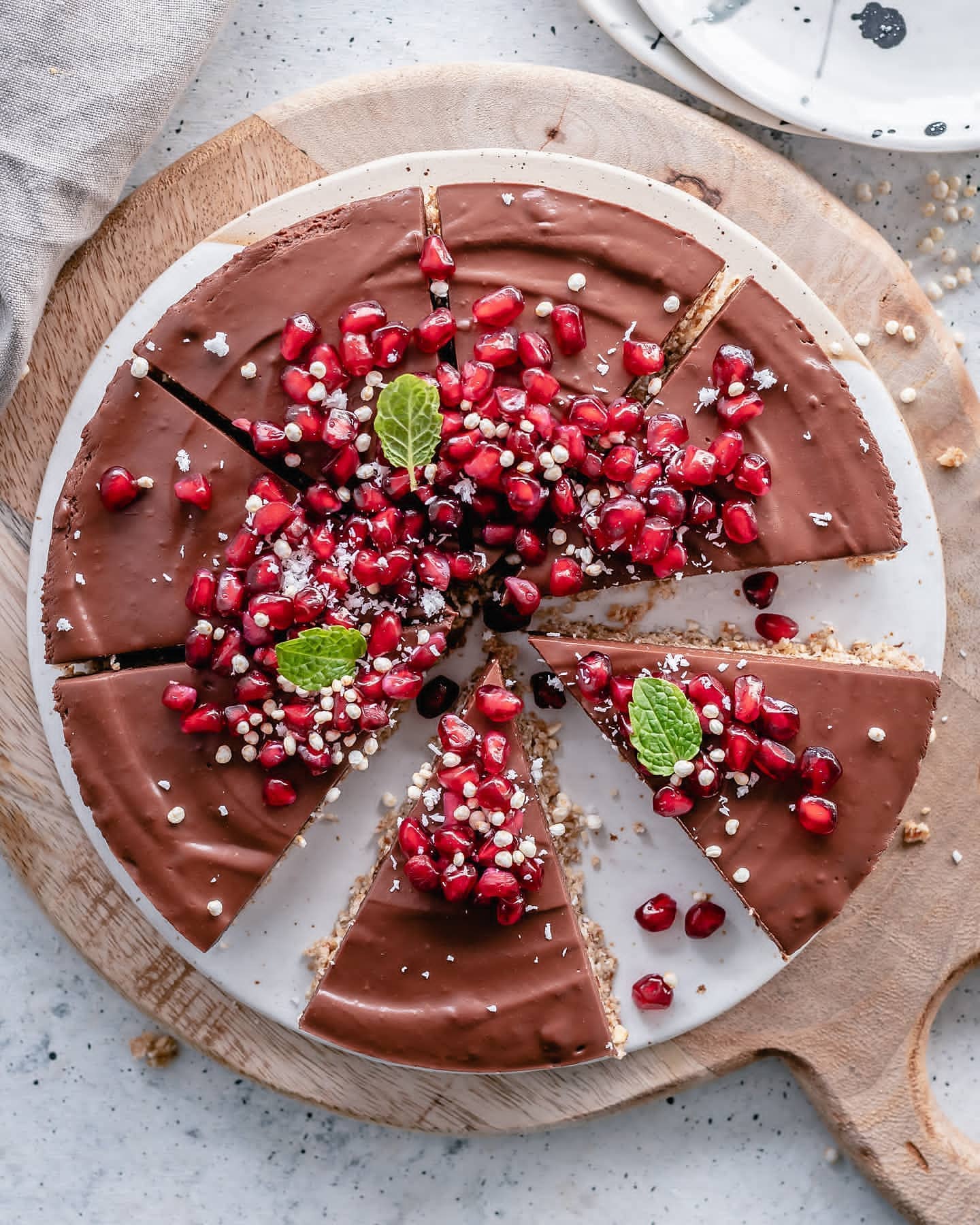 No-Bake Chocolate Coconut Tart