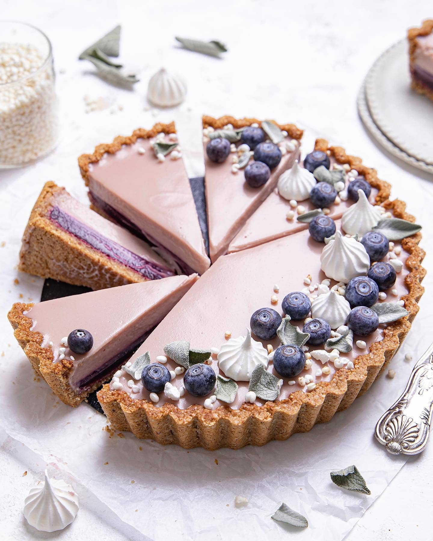 Vegan Creamy Chocolate and Berry Tart