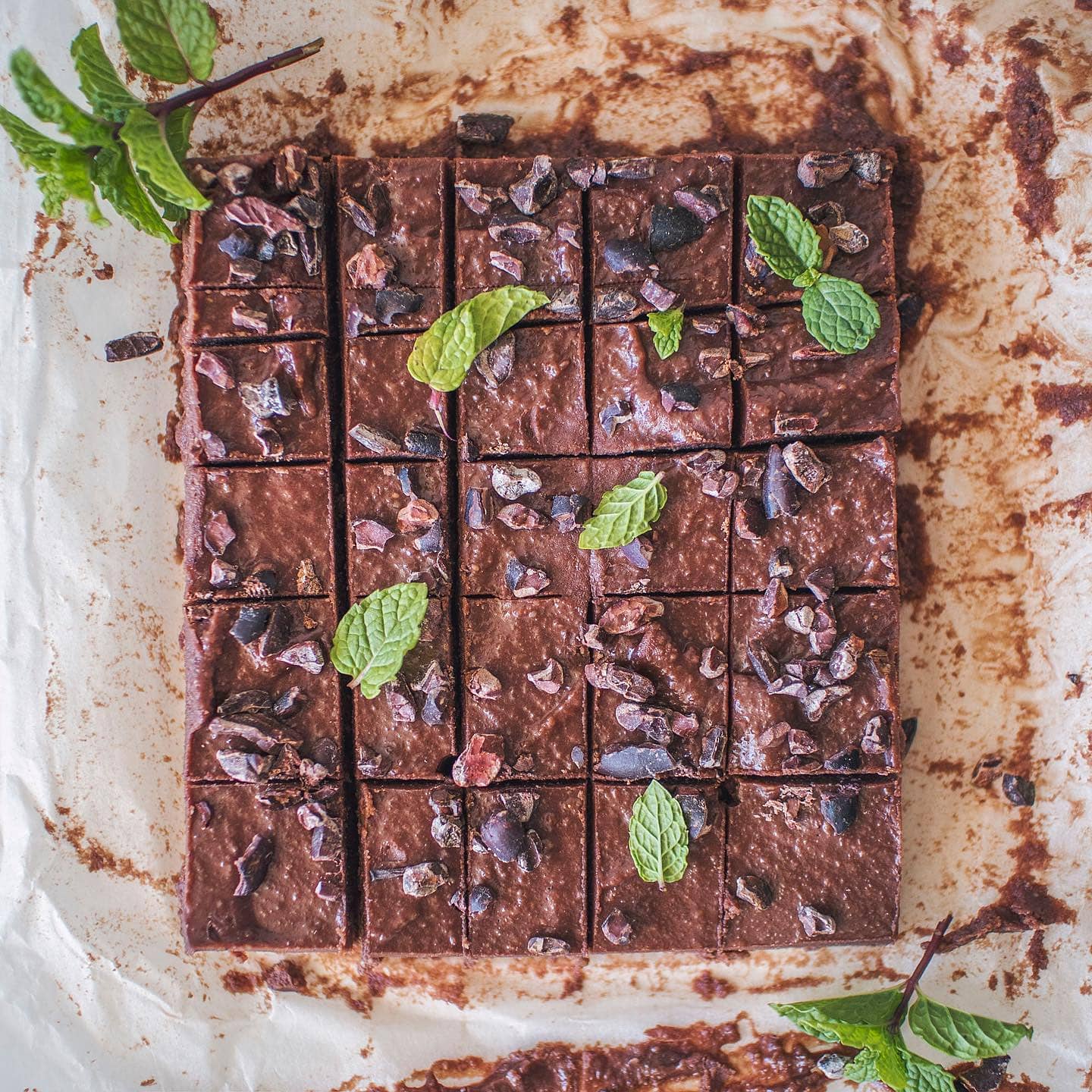 Vegan Chocolate Peppermint Fudge