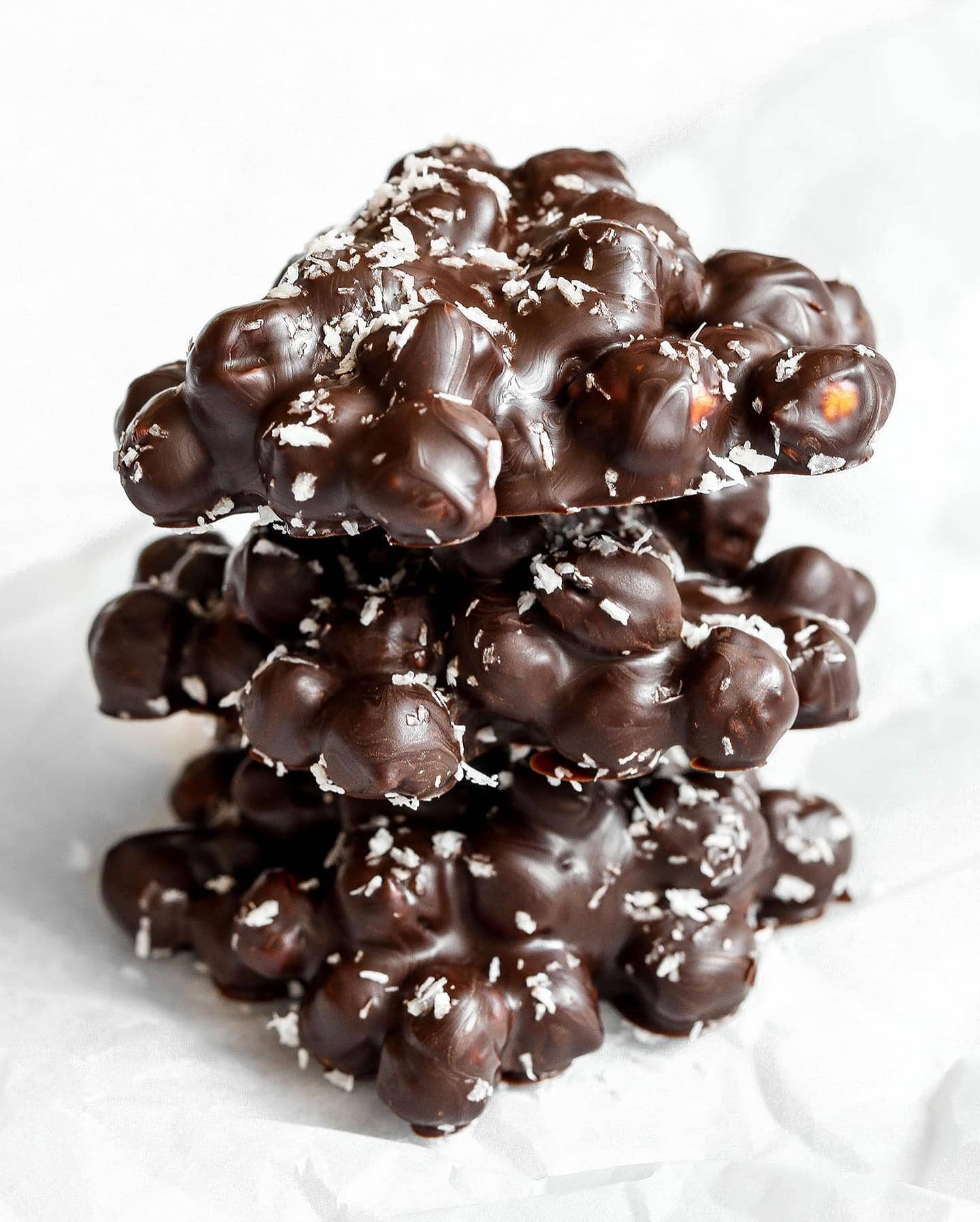 Crunchy Chocolate Chickpeas