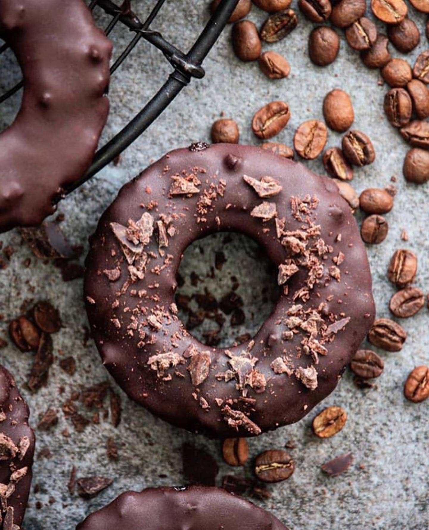 Easy Vegan Mocha Donuts