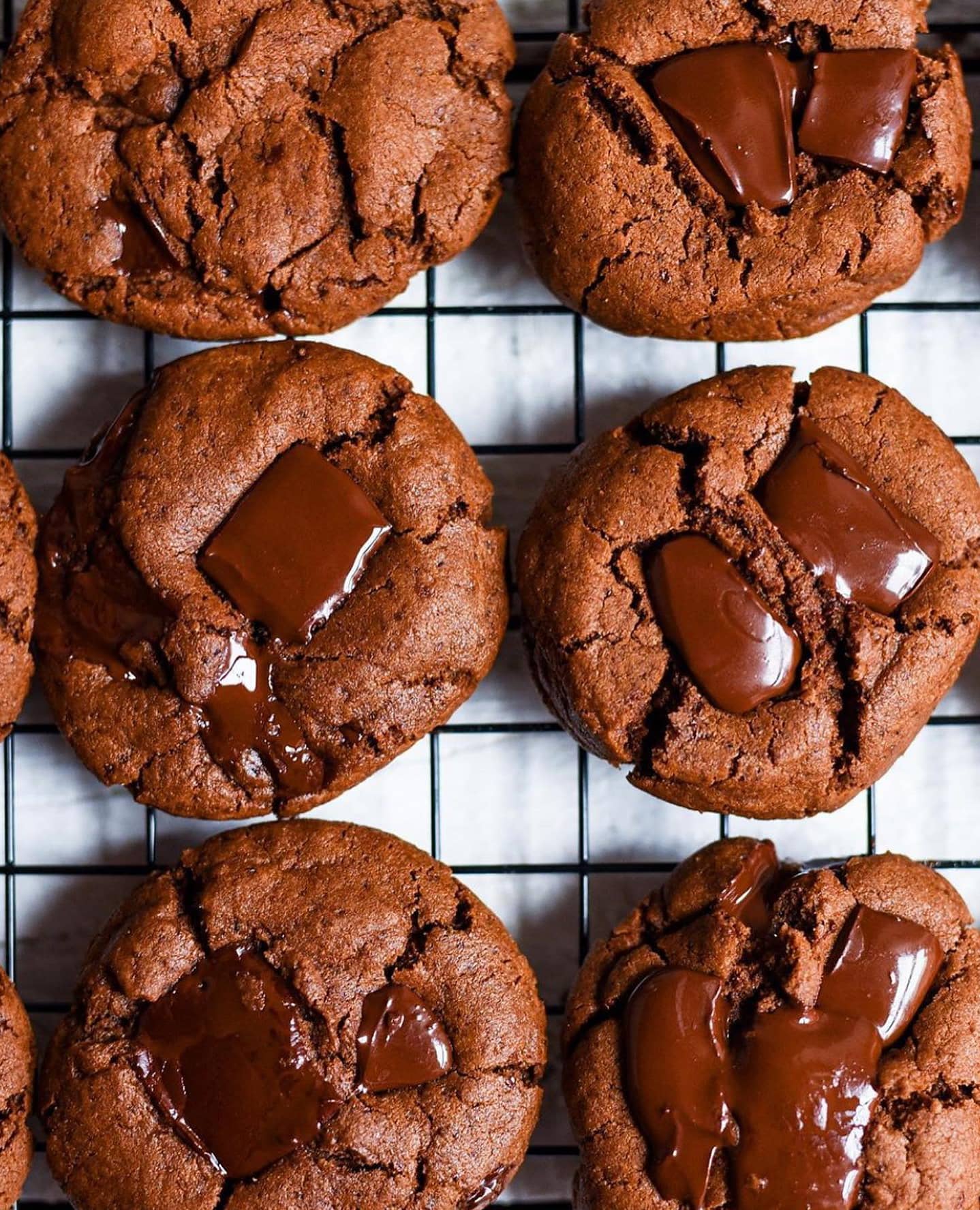 Vegan Double Chocolate Chip Cookies