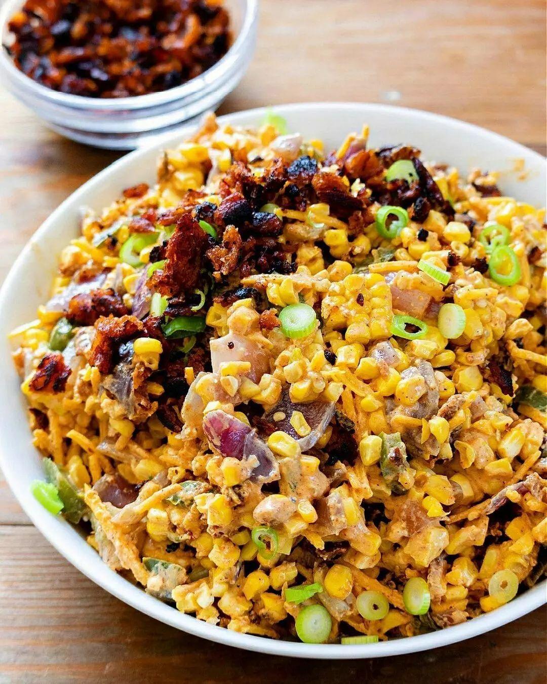 Vegan Jalapeno Popper Corn Salad