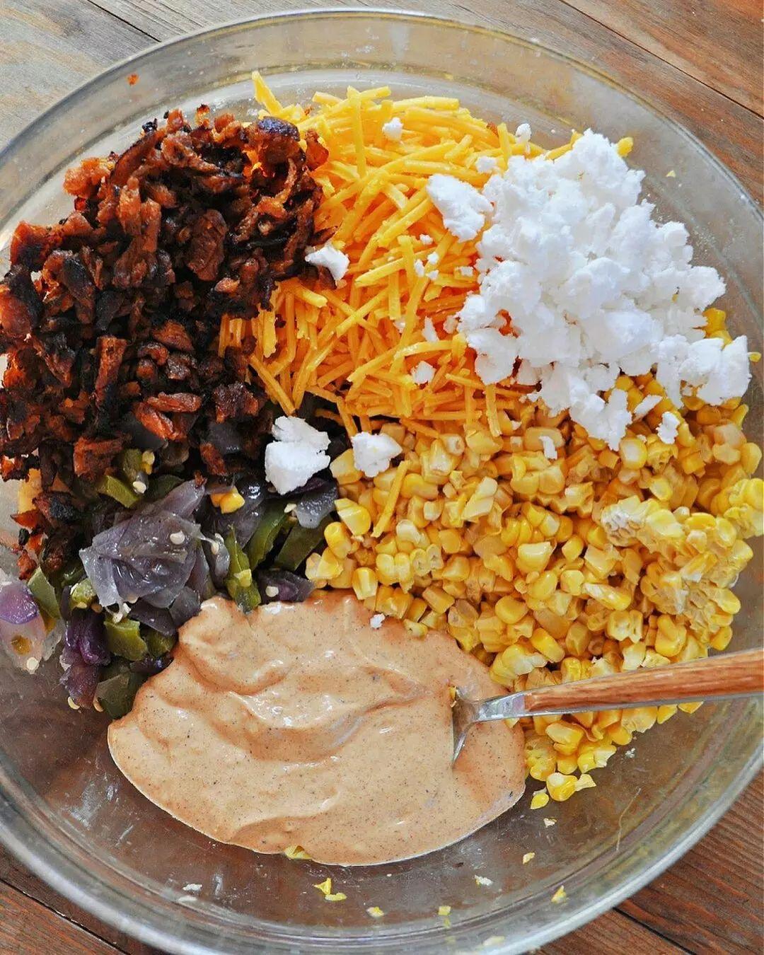 Vegan Jalapeno Popper Corn Salad