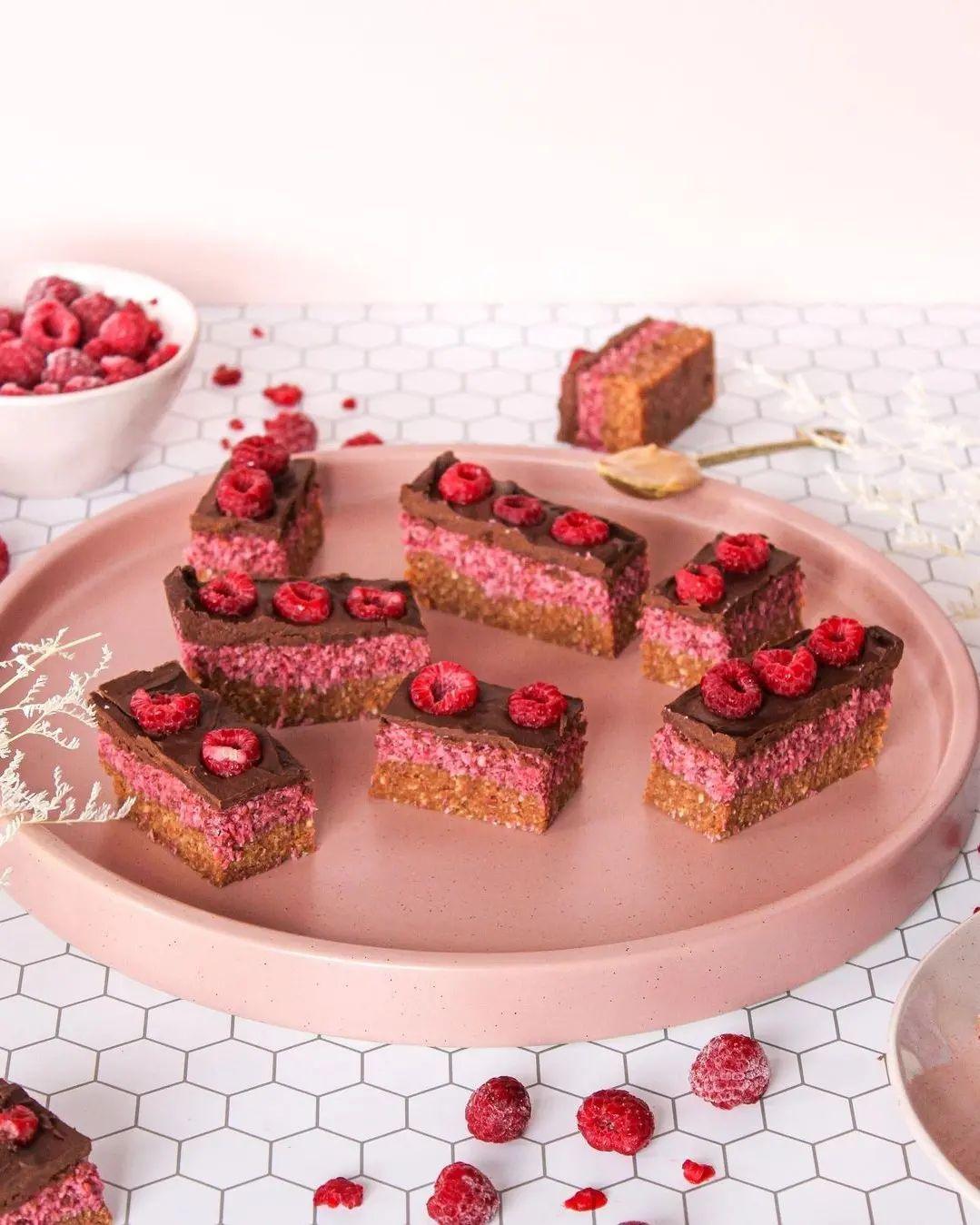 Peanut Butter and Jelly Protein Slice