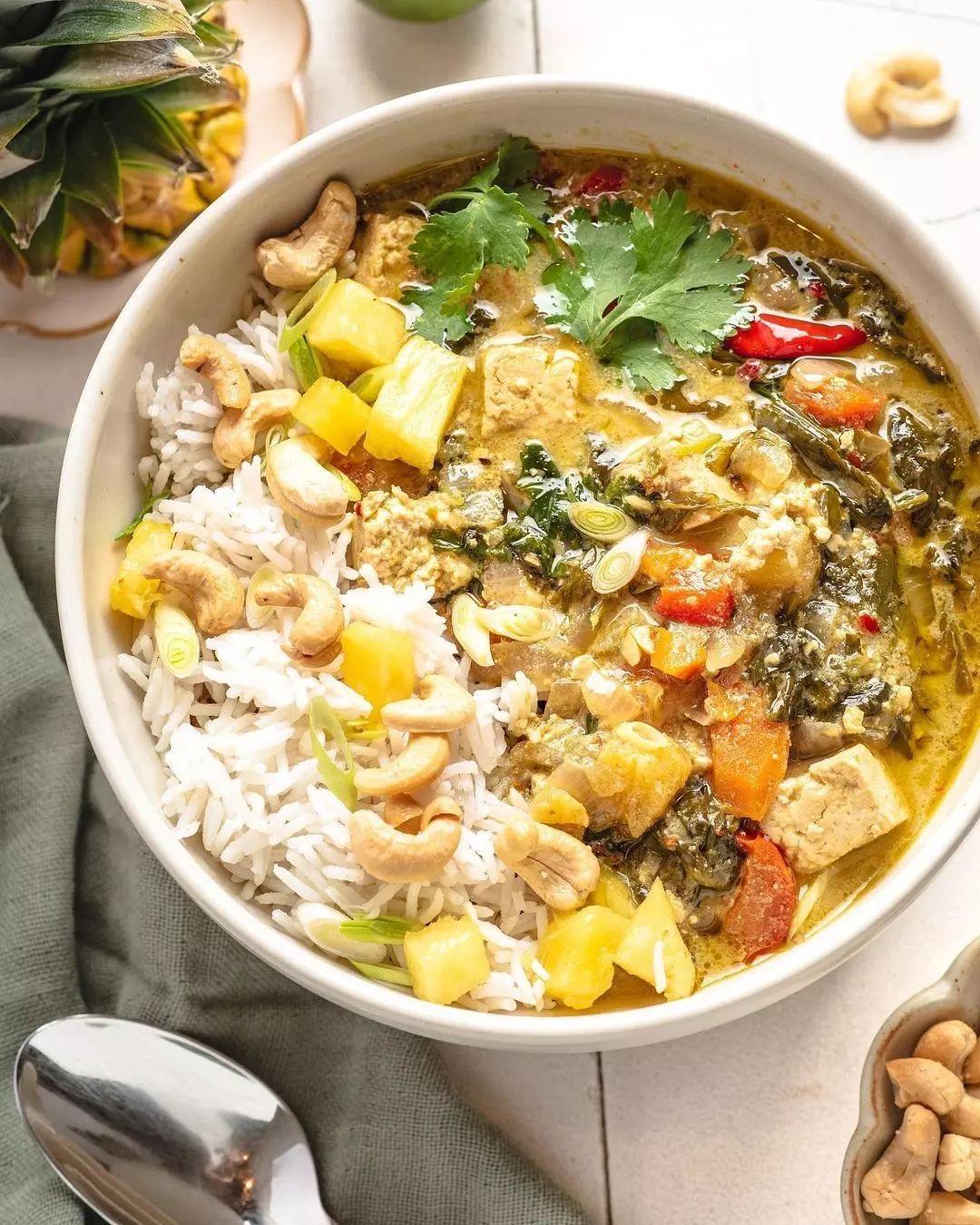 Slow Cooked Tofu Pineapple Curry