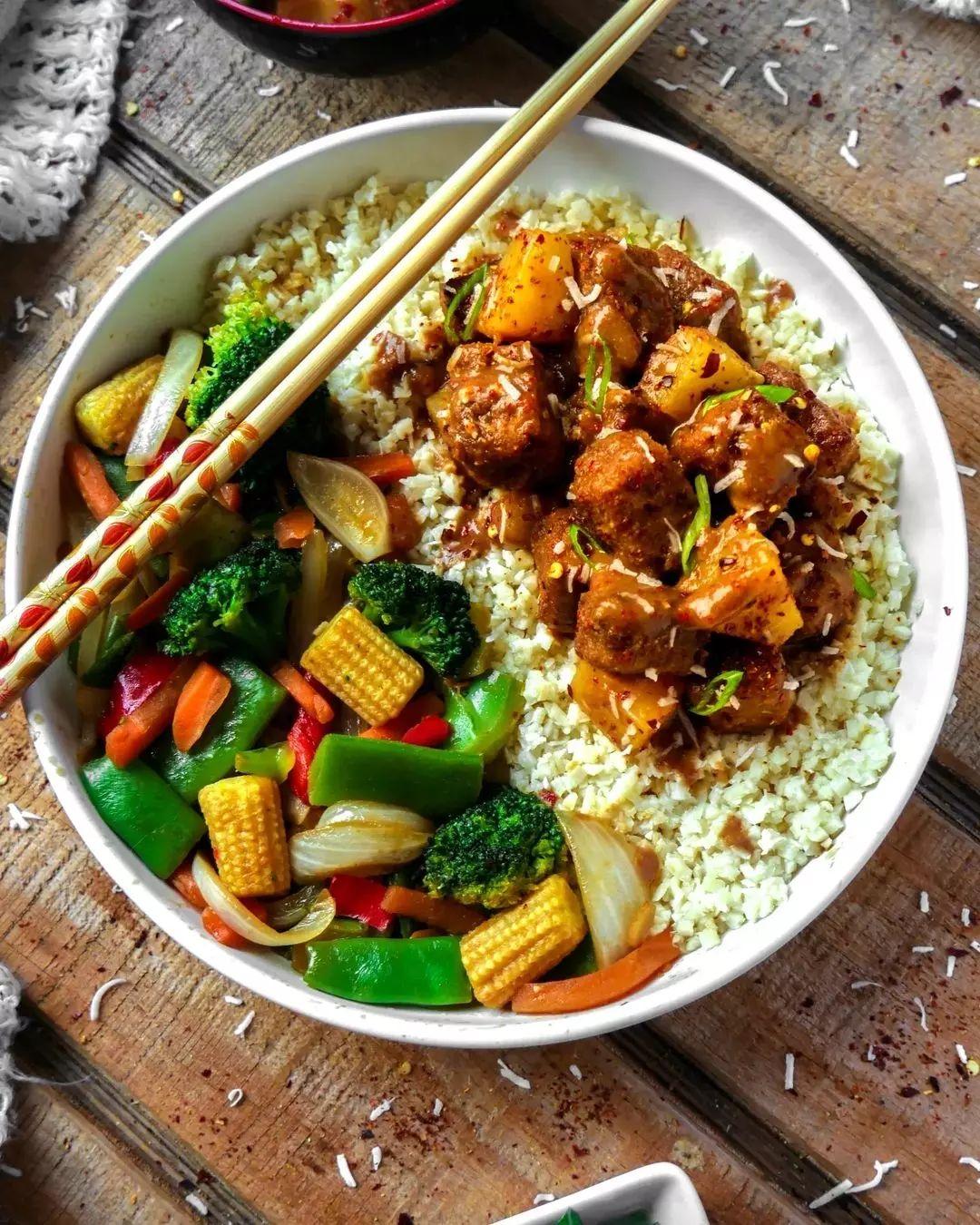 Tropical Coconut Pineapple Tofu