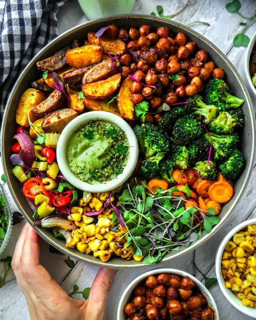 Chipotle Chickpea Burrito Bowl with Cashew Cream