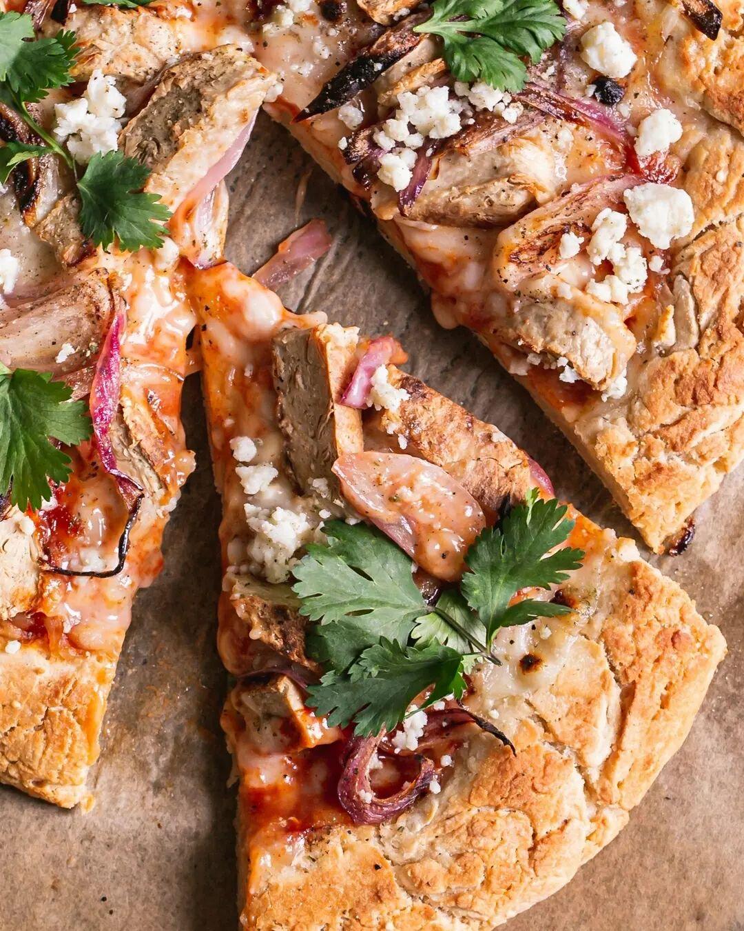 Gf Vegan Bbq Pizza with Gluten-Free Crust and Homemade Sauce