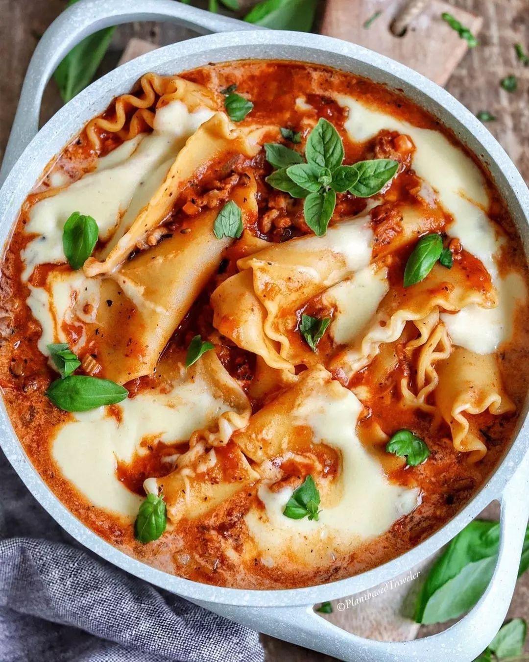 One Pot Vegan Lasagna