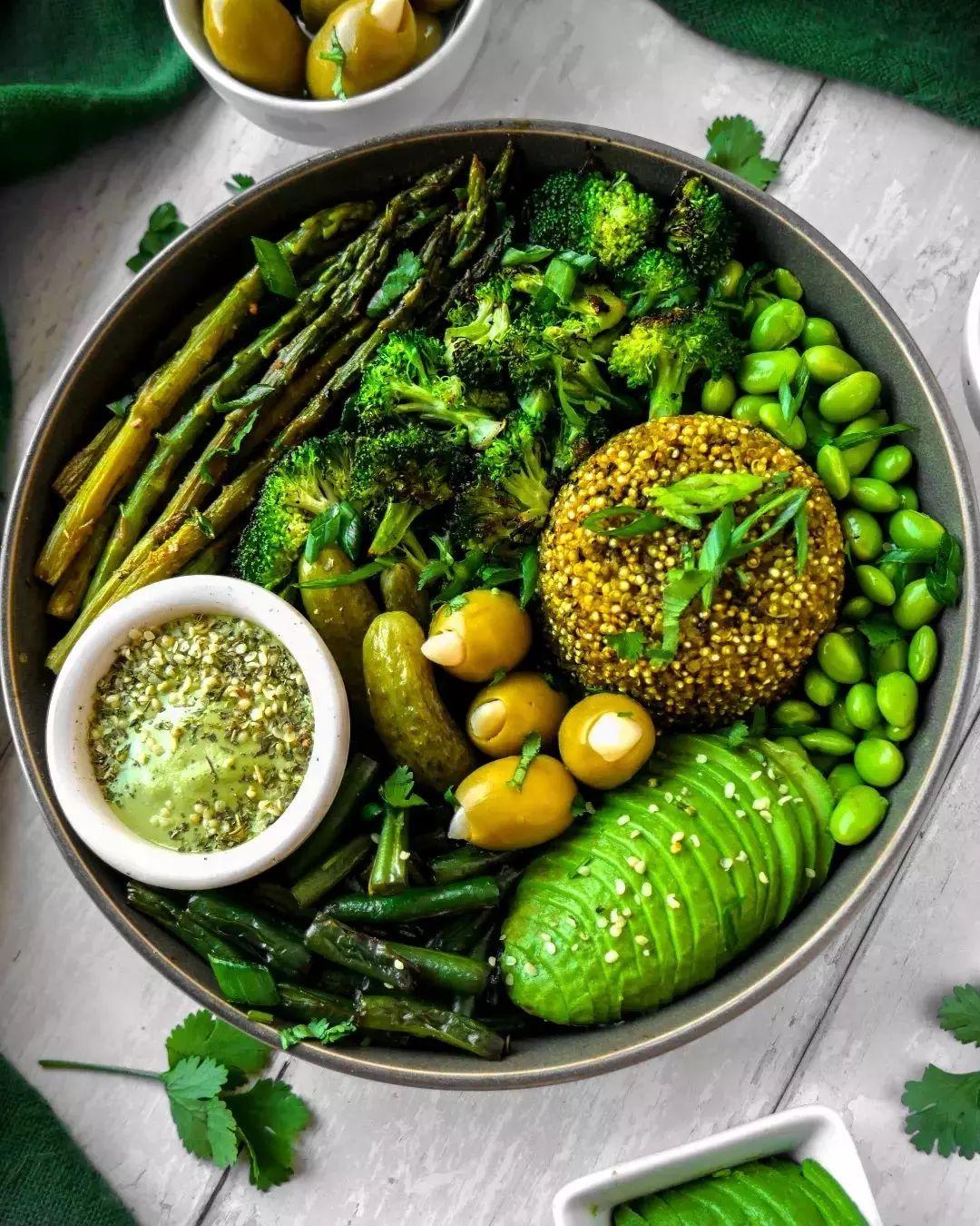 Vegan Green Machine Bowl with Tahini