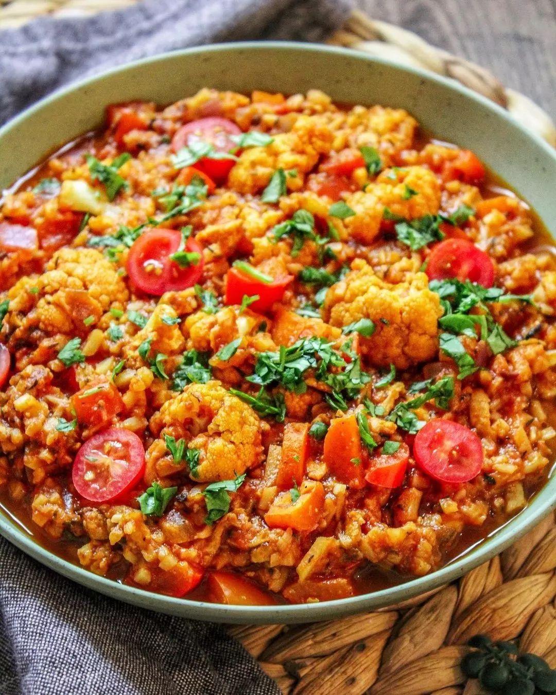 Vegan Jambalaya with Hearts of Palm