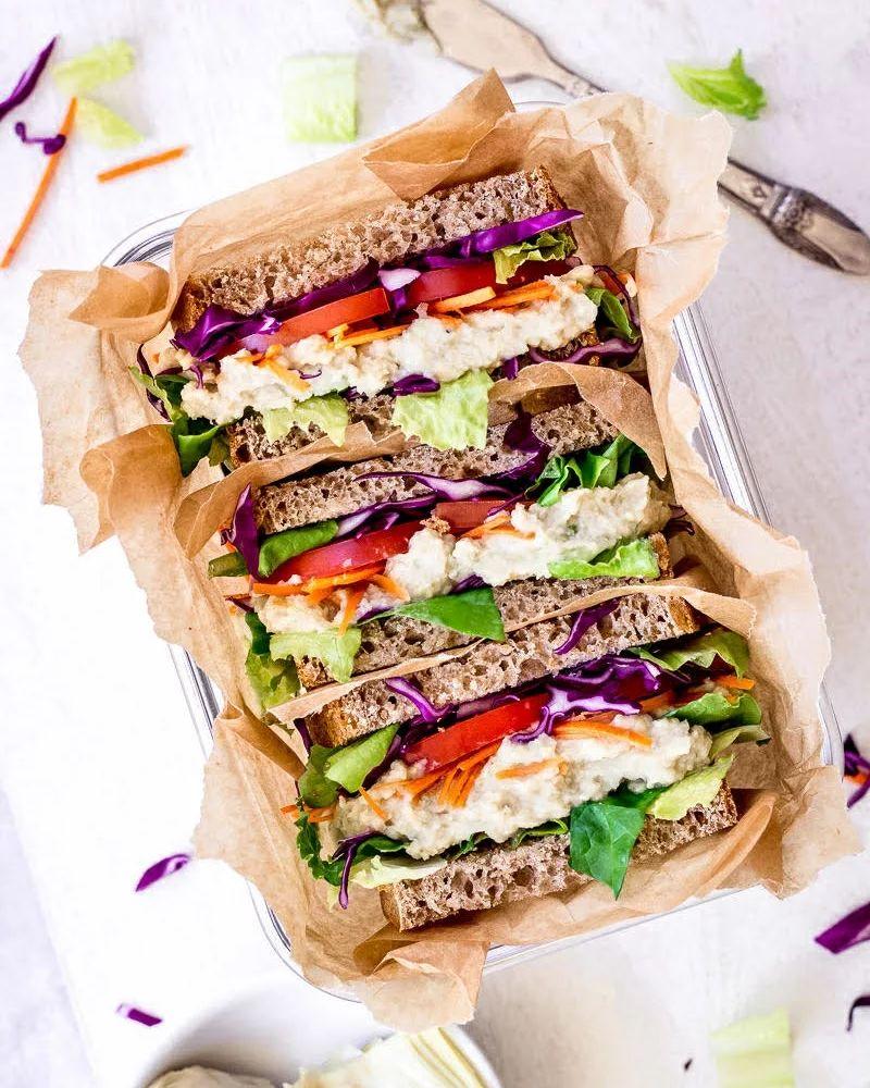 Artichoke and White Bean Sandwich