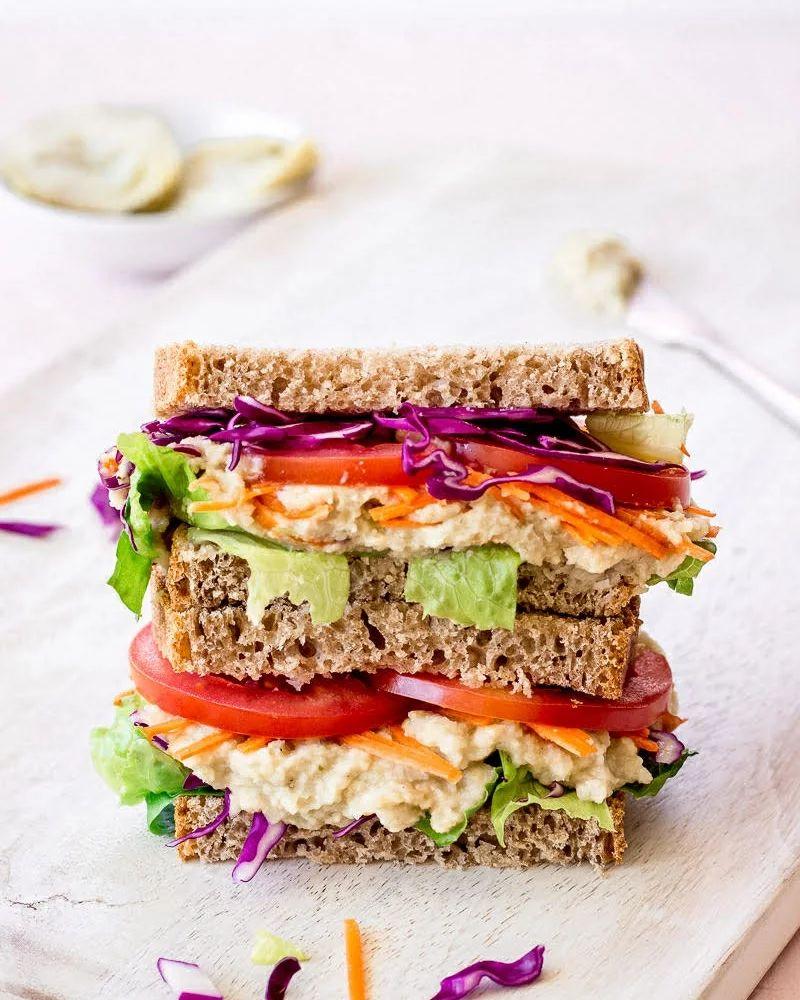 Artichoke and White Bean Sandwich
